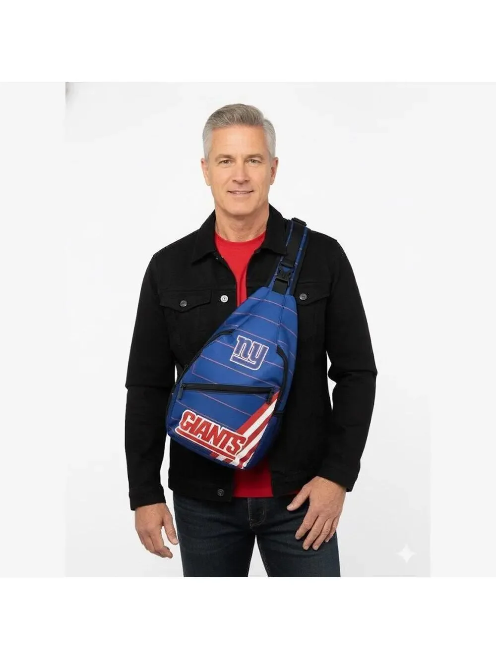 NY Giants Sling Bag: Crossbody Backpack